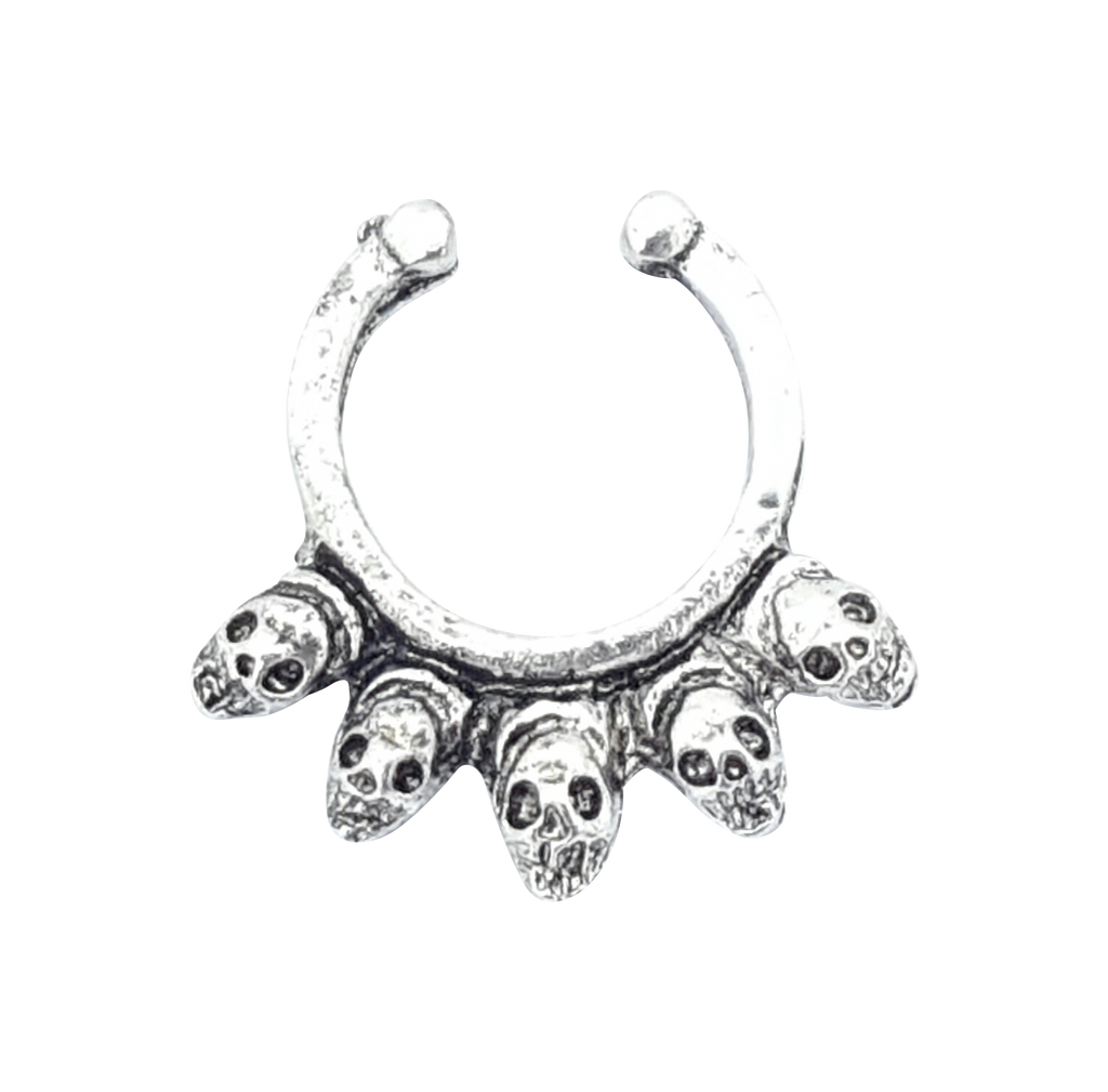 Skull Faux Nose/Septum Hanger